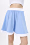 Girl's Basic A-Line Skirt with Elastic Waist - Garni Detail