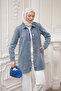 Blue Jeans Jacket with Stone Pockets