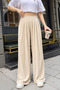 Modal Fabric Pleated Casual Trousers 3151 Stone - Premium Series - 4