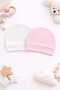 100% Cotton Newborn Baby Hat Beanie Set of 4 - 5