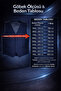 Super Battal Large Size Men's Fabric Vest [Special Production] - 8