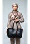 Large Size Puppy Shoulder Bag - Faux Leather - 7