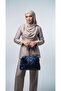 Pompom Hand and Shoulder Bag - Faux Leather - 2