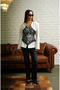 Women's Lace Embroidered Waist-Slit Blazer Jacket - 7