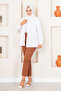piped Hijab Pants Brown