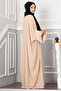 Ceyda Tesettür Abaya Cream - 5