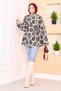 Piped Ethnic Pattern Quilted Jacket -9 - 3