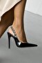 Reiko Stone Detailed Black Patent Leather - 2