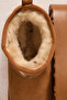 Platform Fur Lined Boots Brown - 4