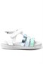 Bellini Vaketa Genuine Leather White Blue Green Baby Girl Kids Sandals - 3