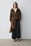 Long technical fabric parka