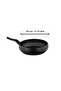مقلاة جرانيت برو 28 سم بمقبض من البكاليت الأسود مقاومة للحريق وغير لاصقة - 3