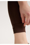 Women's Ribbed High Waist Gathering Stretchy Summer Leggings Breathable Lightweight Casual Sports Leggings - 6