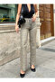 Leopard Print Wide Leg Jeans