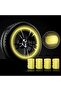 Vehicle Motorcycle Bicycle Phosphorescent Valve Cover (4 Pieces)