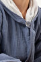 "Crincl" Hooded Muslin Children's Bathrobe 100% Cotton - 5