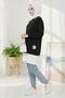 Arma Detail Pleated Tunic 1627 - Black - 3