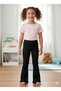 2-Piece Baby Girl Knitwear Camisole Fabric Wide Ribbed Flared Leg Leggings Single Bottom, Trousers - 2