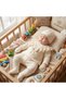 Cotton Lace Detailed Bowknot 5-Piece Baby Girl Hospital Discharge Set