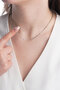 Stainless Steel Non-Tarnishing Women's Chain Necklace |   Singapore Model Lip Chain Silver Color