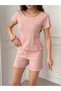 Pure 100% Cotton Shorts Pajamas Women's Set - 7