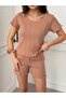 Pure 100% Cotton Shorts Pajamas Women's Set - 4