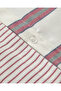 Cool Stripe Yarn-Dyed Double Duvet Cover Set Burgundy-Green - 6