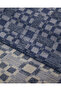 Echo Plaid Cotton Single Blanket 150X200 cm Blue - 3