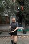 Boat Neck Bat Sleeve Belted Knitwear Sweater - 2