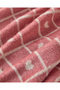 Sweet Hearts Acrylic Cotton Tv Blanket 130X170 cm Pink - 3