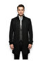 Black Judge Collar Men's Coat