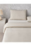 Linework Easy-Iron Double Bed Sheet Duvet Cover Set 200X220 cm Beige - 3