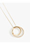 Geometric Charm Detailed Necklace Steel Mixed - 3