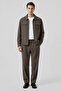 Men's Relaxed Fit New Generation Suit Stone Color