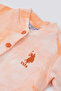 U.S. Polo Assn Creamy Intensity Salmon Baby Cardigan - 3