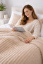 180X220 cm Double Polyester Blanket – Soft Texture, Winter Use - 2