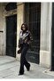 Women's New Season Leather Jacket with Plush Lining and Belt - 5