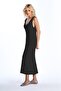 Black Knitwear Dress - 3