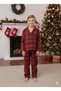 Family Matching Soft Lisbon Fabric Plaid Pajama Set for Mother-Father-Son-Daughter (Price Is for One Set) - 5