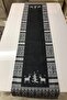 40x140cm Woven Stain Resistant Printed Premium Thai Feather Fabric Tablecloth Decorative Runner Washable - 2