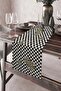 40x140cm Woven Stain Resistant Printed Premium Thai Feather Fabric Tablecloth Decorative Runner Washable