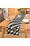 40x140cm Woven Stain Resistant Printed Premium Thai Feather Fabric Tablecloth Decorative Runner Washable - 2