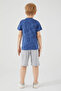 Boys' Blue Bermuda Set - 5