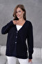 Wool Embroidered Women's Knitwear Cardigan - 5