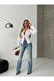 Women's Washed High Waist Wide Leg Jean Pants – 99% Cotton 1% Elastane - 4