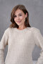 Mother with Hair Knitted Knitwear Wool sweater - 3