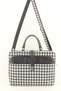 Unisex Black and White Houndstooth Briefcase Laptop Bag for 15 & 15.6 Inches - 7