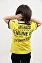 Boy's Printed Polo Neck Buttoned Short Sleeve T-Shirt - 2