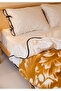Elite Piped 100% Cotton Duvet Cover Set Double Size Ecru Black 200X220Cm - 3