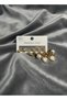 Gold Color Steel 6-Piece Earring Set - Tarnish-Resistant Combination Earrings with Pearl and Mother-Of-Pearl Heart Figures